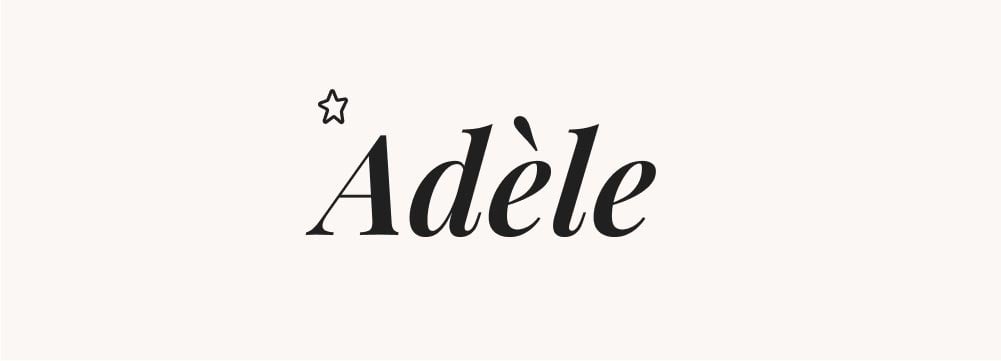 Adèle : Prénom Adèle est un choix élégant pour un prénom de bébé fille souvent donné en 2024.