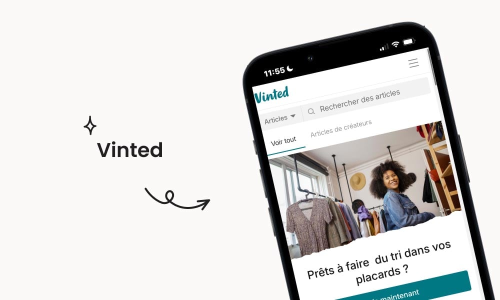 Vinted, la meilleure application de seconde main pour bébé, vous permet de trouver des vêtements d'occasion pour enfants à des prix attractifs. Rejoignez une communauté de parents pour échanger et acheter des articles pour bébés de qualité. Idéale pour faire du tri dans vos placards et donner une seconde vie aux habits de vos enfants.